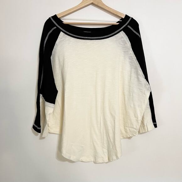 NWOT Free People We the Free Starry Haze Tee in Black White | S - Picture 3 of 6